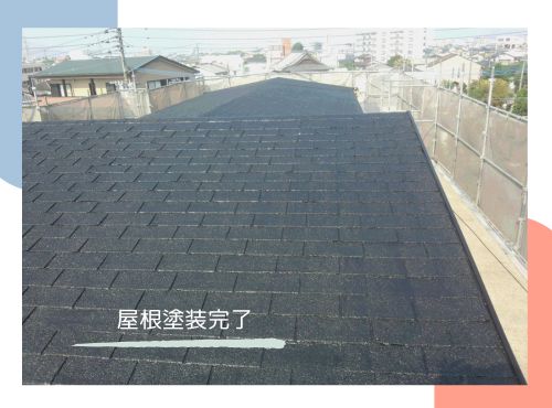 飯山市N様邸 屋根塗装が完了！艶のある美しい仕上がりに
